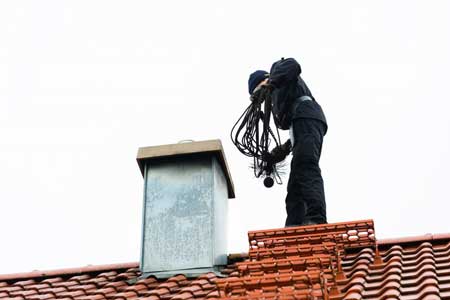 Chimney cleaning service