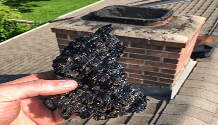 Creosote inside the chimney