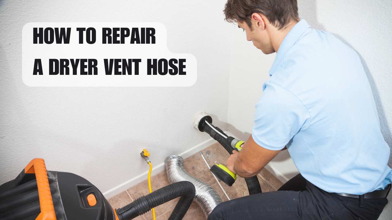 how to repair a dryer vent hose