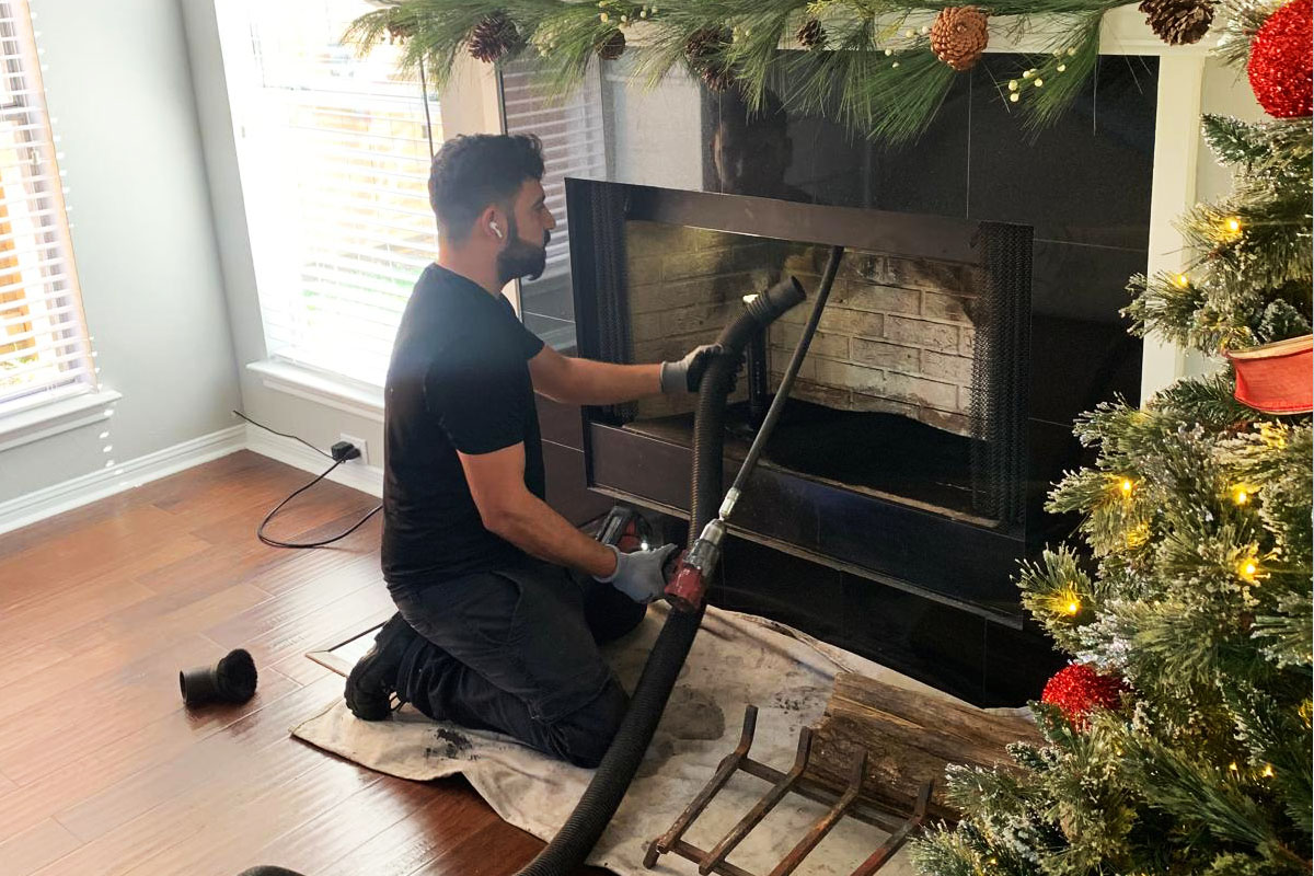 fireplace cleaning